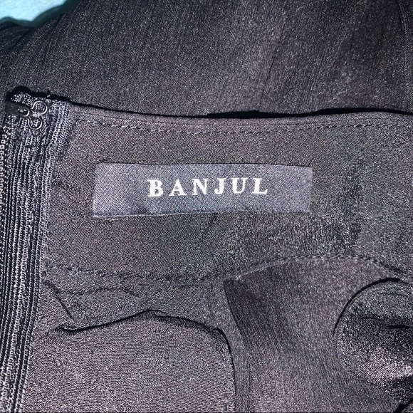 Banjul split front halter neckline dress - Picture 3 of 5